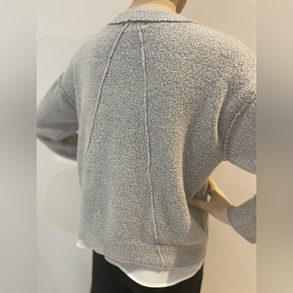 URBAN HERITAGE | Fleece touch Cardigan in gray Size Small - Picture 8 of 12